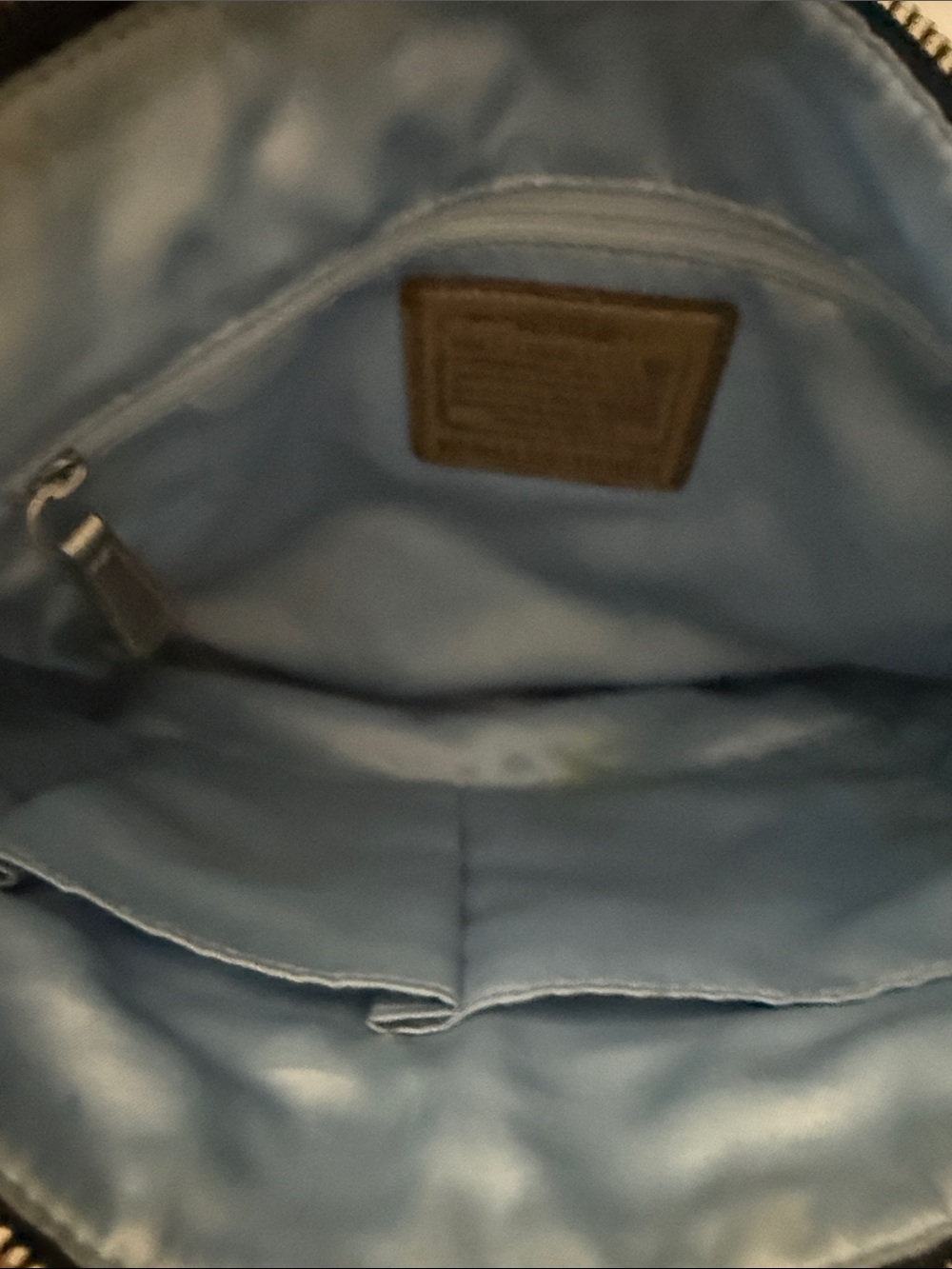 COACH POPPY DENIM EST. 1941 SHOULDER BAG - Picture 7 of 17